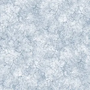 Galerie Azulejo Blue Bento Distressed Marble Crackle Wallpaper Roll