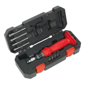 Sealey Heavy Duty Impact Driver Set With Protection Grip 10 Pieces AK2084