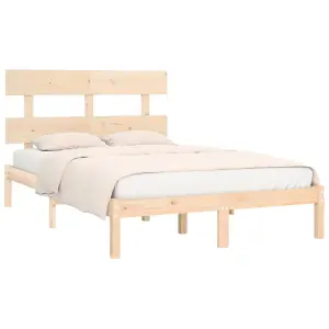 Berkfield Bed Frame Solid Wood 180x200 cm 6FT Super King