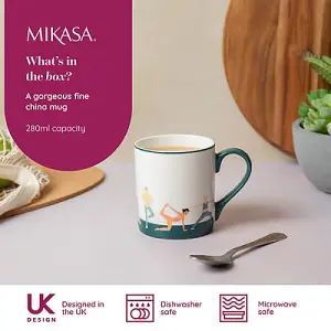 Mikasa Yoga 280ml Straight-Sided Mug