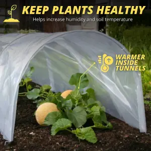 1.5m Poly Tunnel Cloche Mini Greenhouse