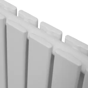 Designer Flat Radiator - 1800 x 420mm - White