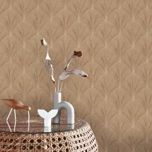 Erismann Luxury AvantGarde Vinyl Wallpaper in Gold