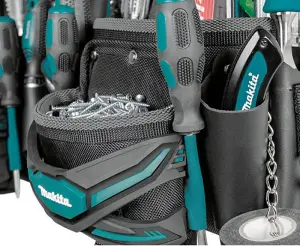 Makita E-05169 3 Pouch Super Heavyweight Duty Tool Belt Set + Strap Loop System