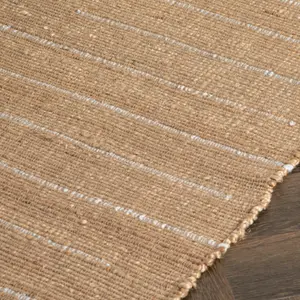 Woven Stripe Jute Runner Rug (60 x 230cm)