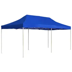 Berkfield Professional Folding Party Tent Aluminium 6x3 m Blue