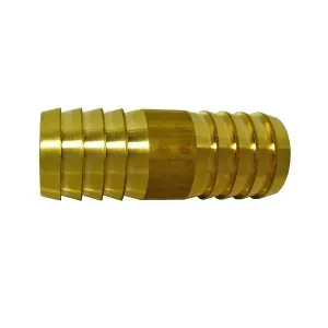 8 mm Brass Straight Hose Joiner Barbed Connector Air Fuel Water Pipe Tubing