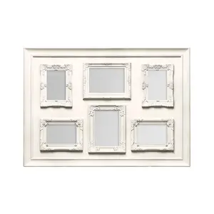 Maison by Premier Cream Contemporary 6 Photo Frame