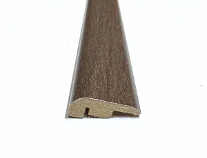 Laminate Wood Flooring MDF End Edge Threshold Trim Long 2.4m Length Strip - Charleston Oak