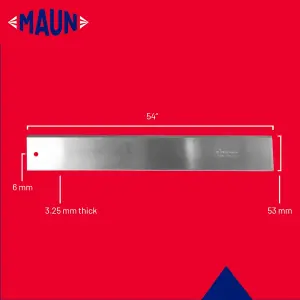 Maun Steel Straight Edge Imperial 54 inch