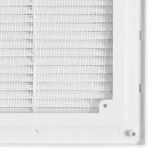 SQUARE air vent with no screws visible cover plate and fly screen,flat back (210mm high x 210mm wide)