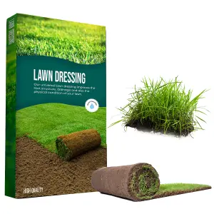 2 Bags (50 Litres) Lawn & Turf Dressing Soil Bags For Creating Lovely Lush & Thriving Garden Lawn