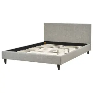 EU Double Size Bed Light Grey FITOU