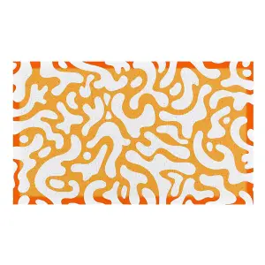 Orange Blobs Indoor & Outdoor Doormat - 70x40cm