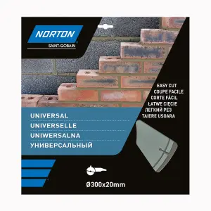 Norton 300mm x 20mm Segmented diamond blade