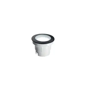 Luminosa Ceci LED 1 Light Large Outdoor Recessed Light Black IP67