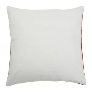 Bosie Ozella Red And White Tonal Cushion