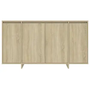 Gelula Sideboard 135 x 41 x 75 cm Engineered Wood Sonoma Oak