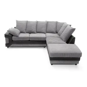 Dino Corner Sofa in Grey Right Facing