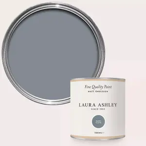 Laura Ashley Dark Slate Matt Emulsion Paint Sample