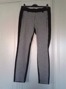 Marks & Spencer Limited Collection Black & White Slim Fit Stretch