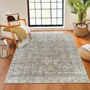 MAHAK Becki Owens x Surya Machine Washable Oriental Boho Rug 200 x 275 cm