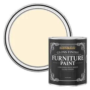 Rust-Oleum Clotted Cream Gloss Furniture Paint 750ml