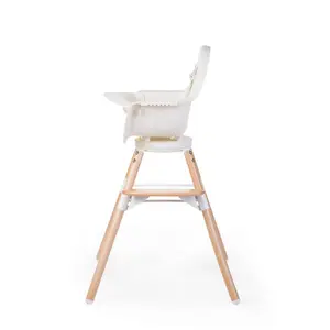 High Chair Natural/White