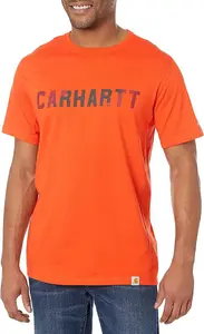 Carhartt Force Relaxed Fit Midweight Logo Graphic T-Shirt Cherry Tomato XXL