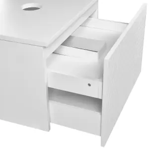 Bathroom Wall Mounted Cabinet 60 x 52 cm White ALZIRA