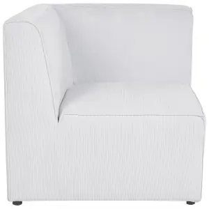 3 Seater Modular Jumbo Cord Sofa with Ottoman Off White LEMVIG