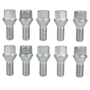 M12 x 1.5 Replacement Wheel Bolts Conical for Trailer Hubs Hub Pack of 10