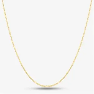 9Ct Yellow Gold 20 Inch Fine Curb Chain G10C20 By The Jewel Hut