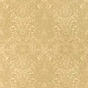 Galerie Precious Ochre Glitter Brocade Damask Wallpaper Roll