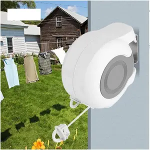 Plastic Foldable Retractable Clothesline