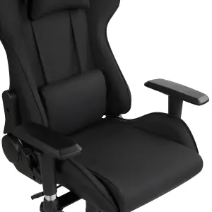 Beliani Modern Gaming Chair Black WARRIOR