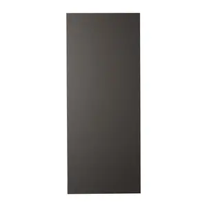 GoodHome Garcinia Gloss anthracite integrated handle Gloss anthracite Tall larder Cabinet door (W)600mm (H)1467mm (T)19mm