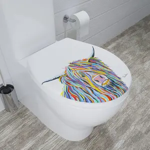 Croydex Angus McCoo Flexi-Fix™ Toilet Seat by Steven Brown Art