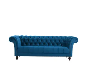 Birlea Chester 3 Seater Sofa Blue