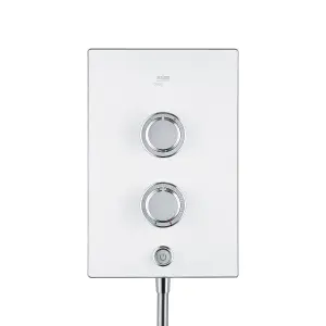 Mira Decor Dual White Manual Electric Shower, 10.8kW