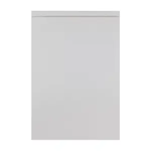 Kitchen Kit J-Pull Sample Kitchen Unit Cabinet Door 396mm - Ultra Matt Light Grey