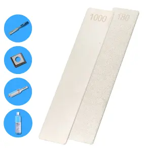 Diamond Extreme Pocket Stone File - 5" x 1" (125mm x 25mm) - 180 and 1000 Grit - EPSEXT