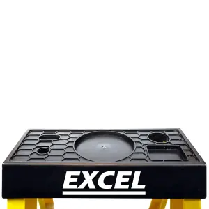 Excel Electricians Fibreglass Step Ladder 4 Tread 1.3m Heavy Duty