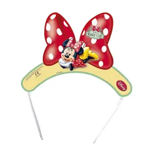 Disney Minnies Cafe Tiara (Pack of 6) Red/Cream (One Size)