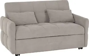 Chelsea Sofa Bed in Silver Grey Fabric