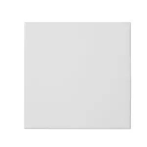 Leccia White Gloss Ceramic Indoor Wall Tile, (L)150mm (W)150mm