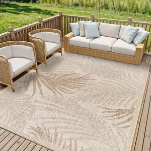 VANESSA In- /Outdoor Jute-Look Rug 200 x 275 cm