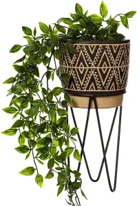 Sass & Belle Nomad Planter with Wire Stand