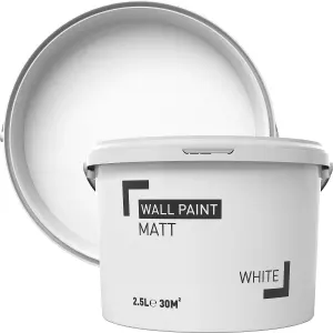 White Matt Emulsion paint, 2.5L