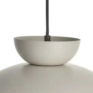 Stacked Matt White LED Pendant ceiling light, (Dia)380mm